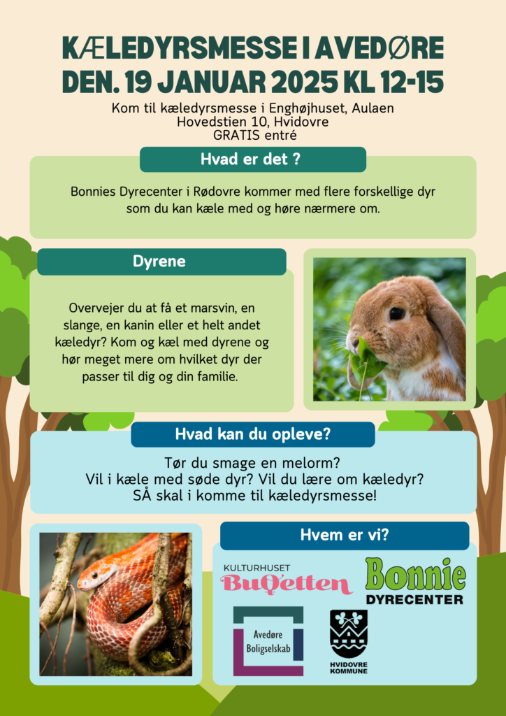 Kæledyresmesse plakat